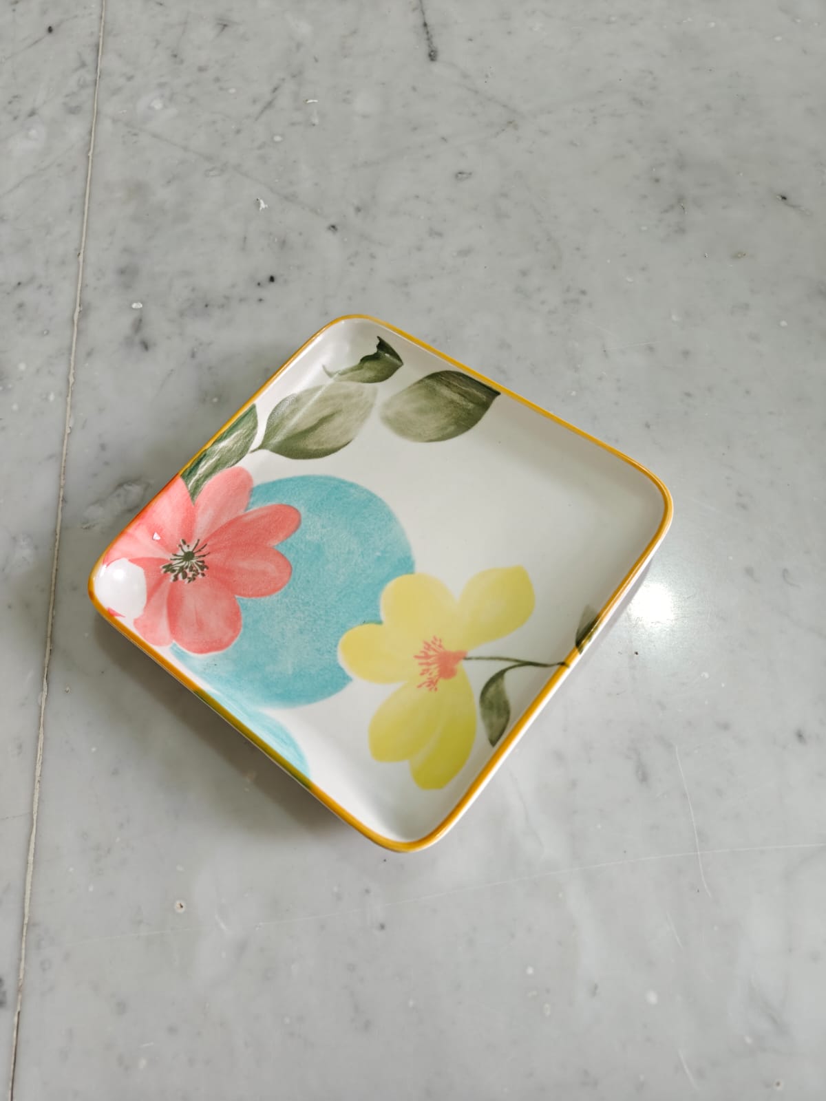 Ceramic square plates