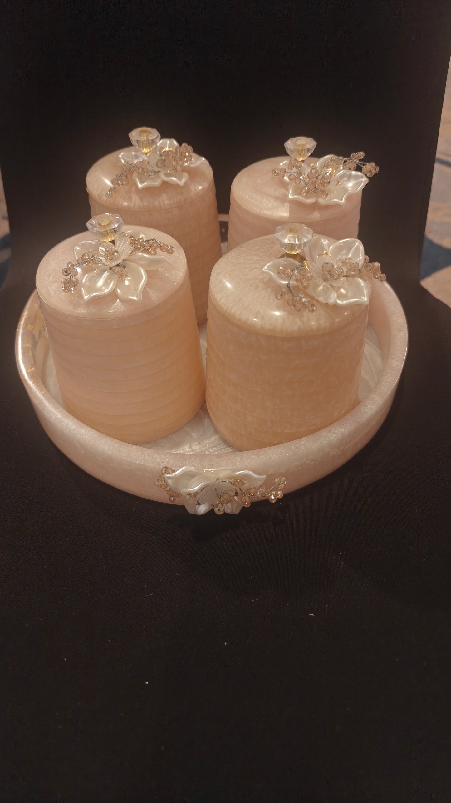 Resin jar sets. Set of 4