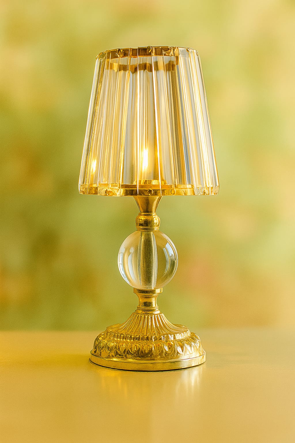 Regal Glow Gold Candle Stand