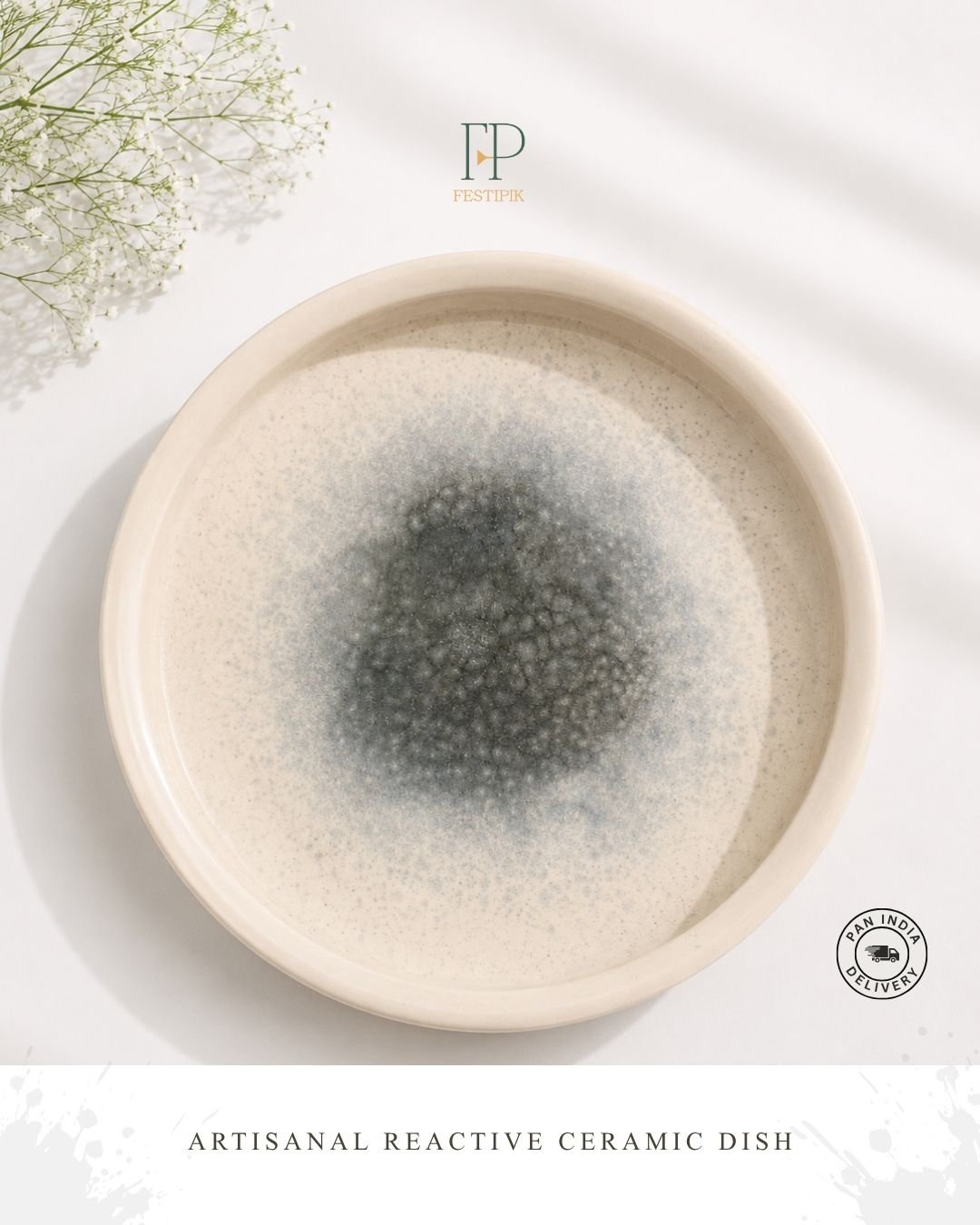 Artisanal Stoneware collection - round plates