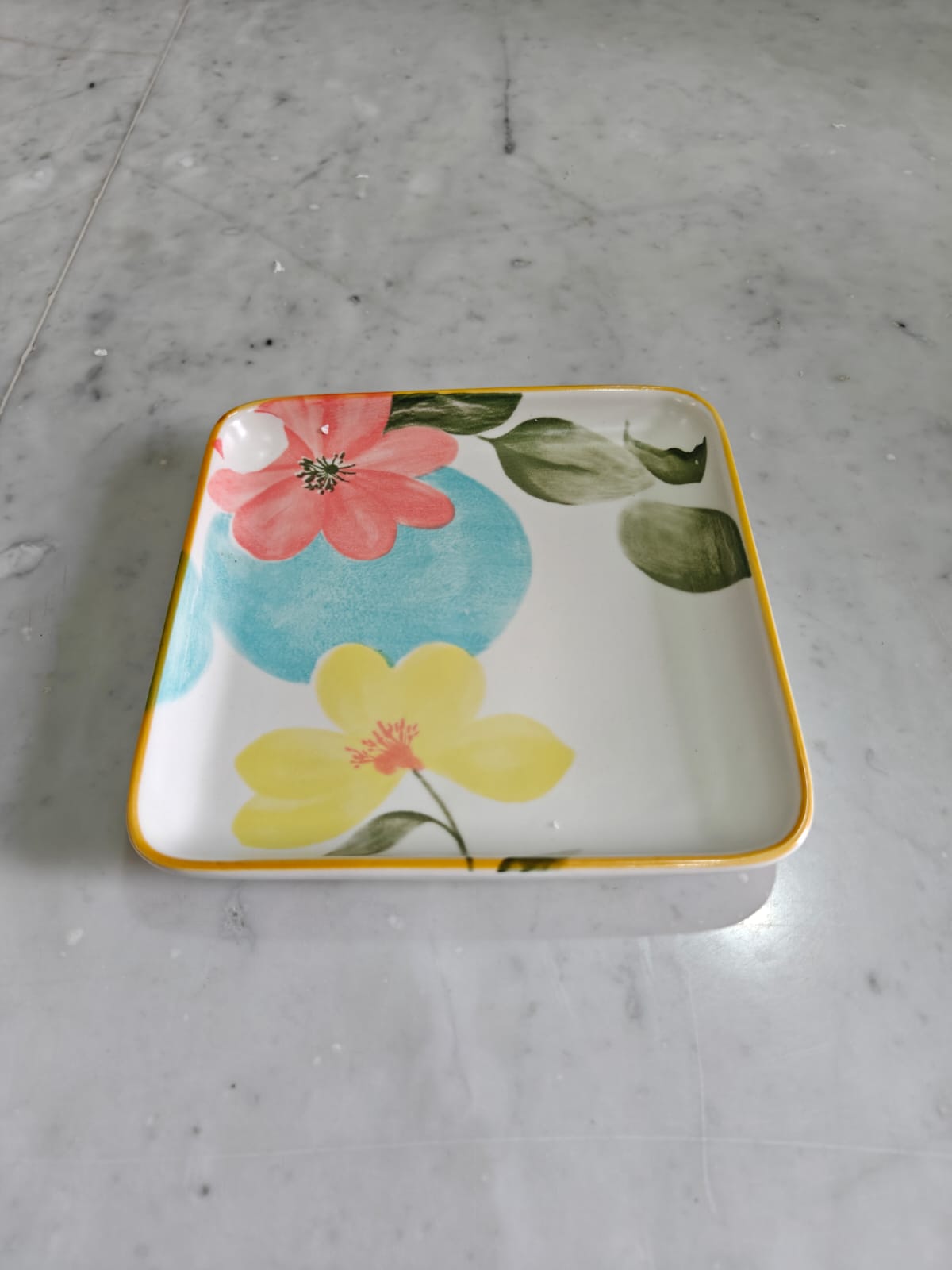 Ceramic square plates